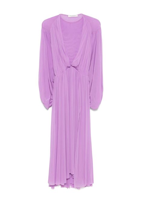 Abito lungo in jersey in viola Philosophy Di Lorenzo Serafini - donna PHILOSOPHY DI LORENZO SERAFINI | 040221180219